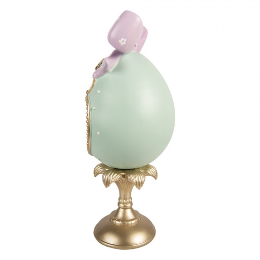 Ou decorativ Paste polirasina multicolora 17x16x41 cm