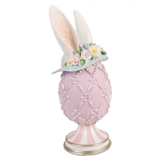 Ou decorativ Paste polirasina multicolora Ø 13x30 cm