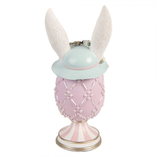 Ou decorativ Paste polirasina multicolora Ø 13x30 cm