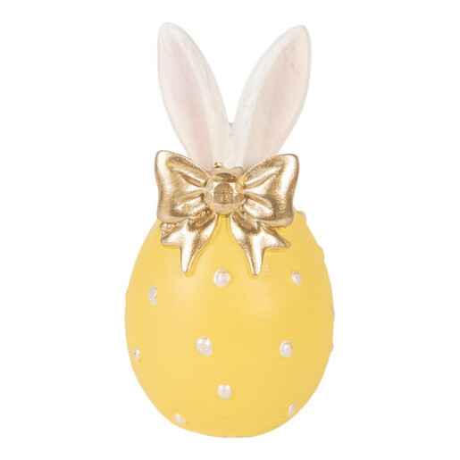 Ou decorativ Paste polirasina multicolora Ø 6x12 cm