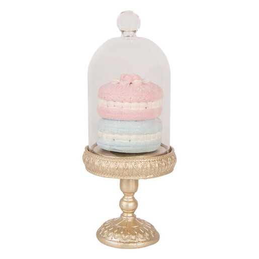 Decoratiune Macarons polirasina multicolora Ø 7x17 cm