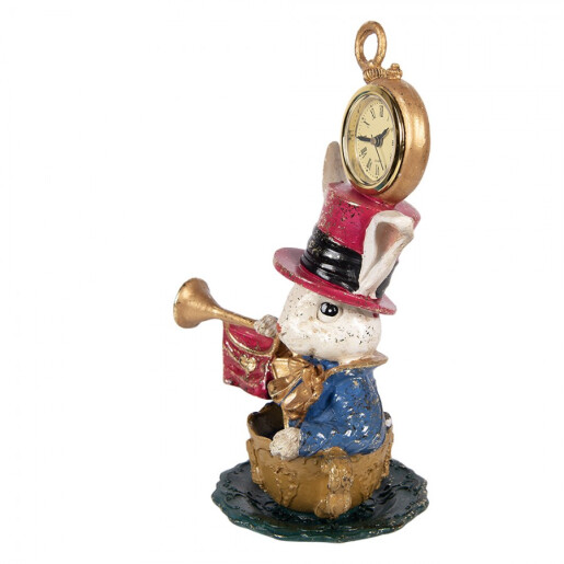 Figurina Iepurasi polirasina multicolora 15x11x23 cm