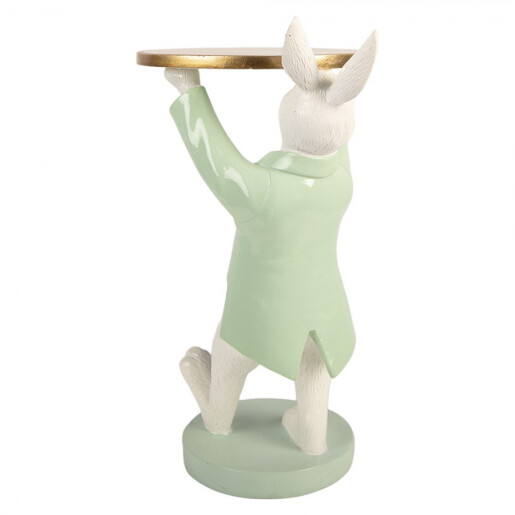 Figurina Iepuras polirasina multicolora 19x14x28 cm