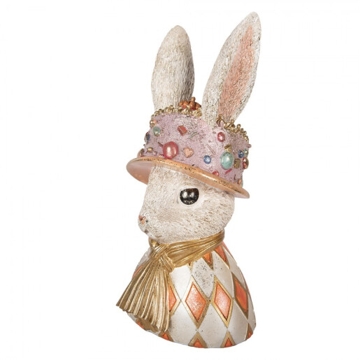 Figurina Iepurasi polirasina multicolora 26x26x50 cm