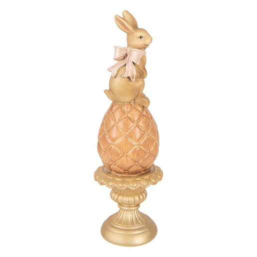 Decoratiune Paste Iepuras polirasina multicolora Ø 8x27 cm