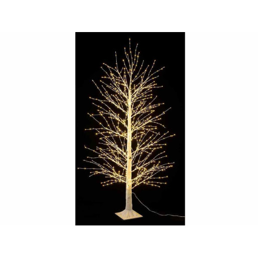 Copac decorativ alb cu leduri Ø 104x180 cm