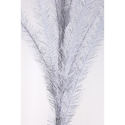 Crenguta artificiala argintie Peacock 20x105 cm