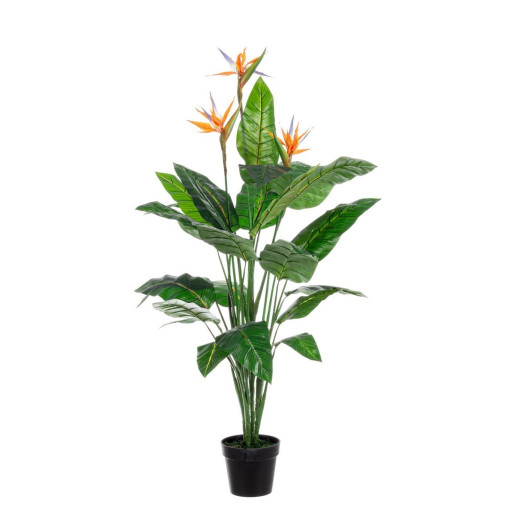 Planta artificiala exotica in ghiveci cu 30 frunze 70 cm x 70 cm x 150 h