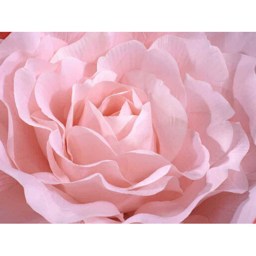 Set 2 Trandafiri artificiali roz suspendabili 42x25 cm
