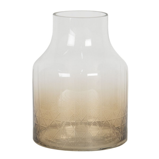 Vaza pentru flori din sticla transparenta Ø 14 cm x 20 h