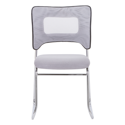 Scaun stivuibil gri crom Delos 47x56x82.5 cm