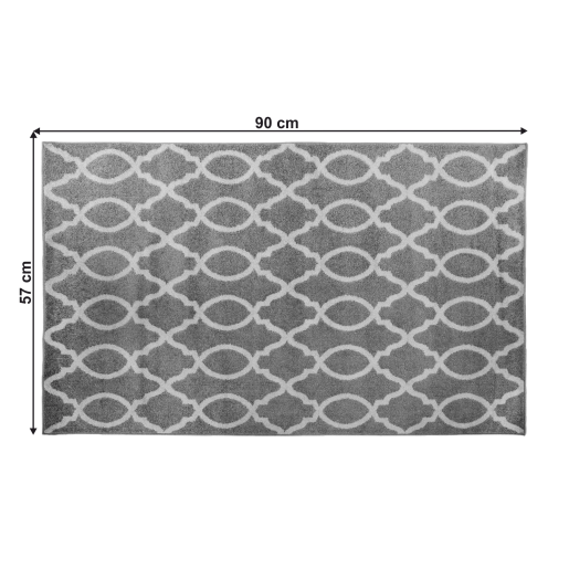 Covor textil gri fildes Covor 57x90 cm