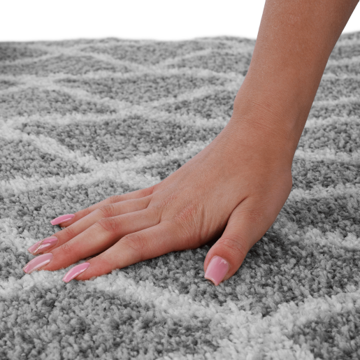 Covor textil gri fildes Covor 57x90 cm