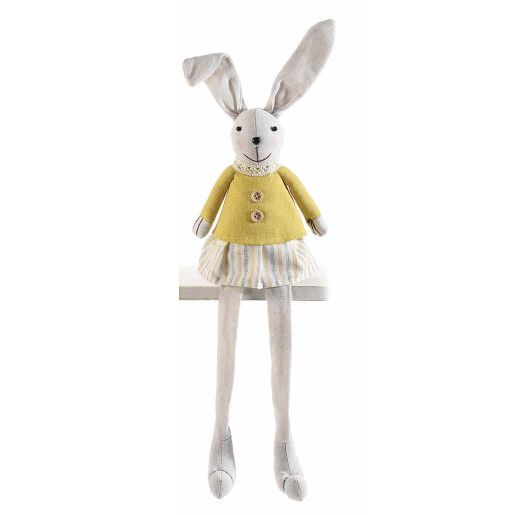 Figurina Iepuras Fetita Paste textil 11x7x60 cm