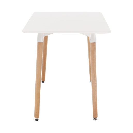 Masa dining MDF alb lemn fag Didier 120x80x74 cm
