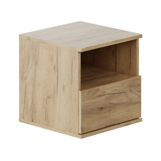 Noptiera DTD laminat stejar artisan Doli 40x40x40 cm