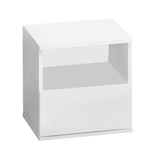 Noptiera DTD alb Doli 40x40x40 cm
