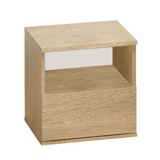 Noptiera DTD stejar sonoma Doli 40x40x40 cm