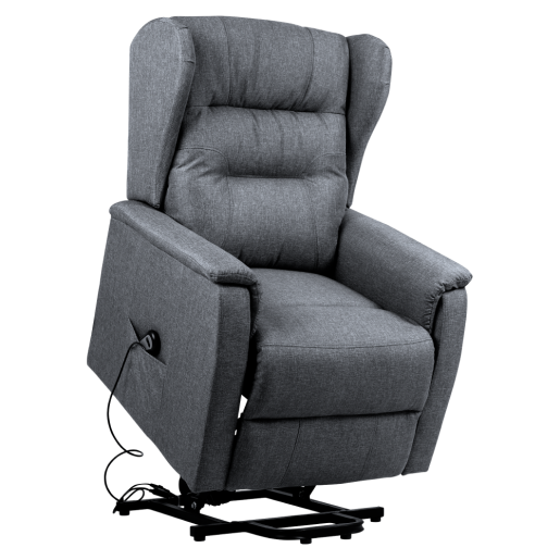 Fotoliu de relaxare pozitionabil gri Douro 78x90-162x86-108 cm