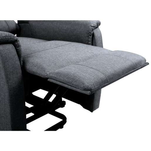 Fotoliu de relaxare pozitionabil gri Douro 78x90-162x86-108 cm