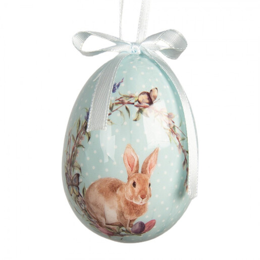 Set 9 oua decorative Paste plastic Ø 5x8 cm