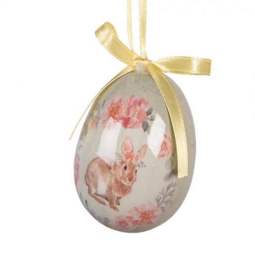 Set 9 oua decorative Paste multicolor Ø 5x8 cm