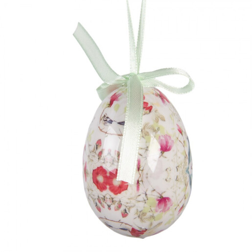 Set 9 oua decorative Paste plastic multicolor Ø 5x8 cm