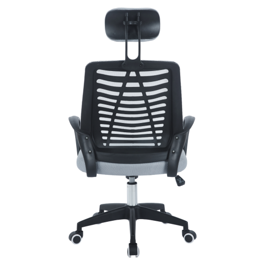 Scaun birou gri negru Edred 61x60x106-116 cm