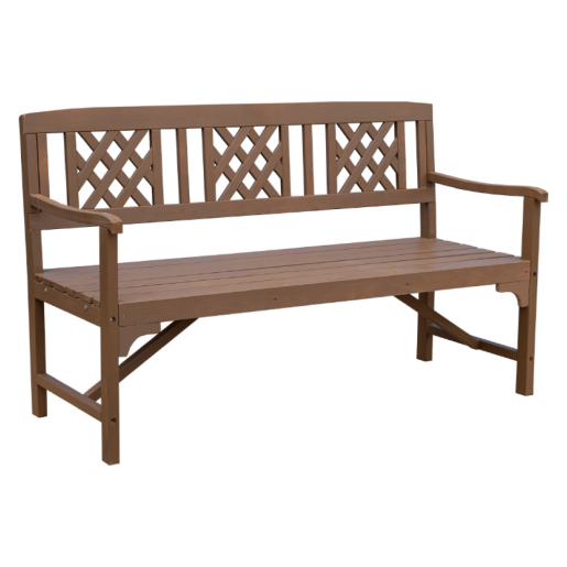 Banca gradina, terasa lemn maro Enela 148x62x86,5 cm