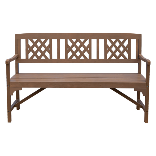 Banca gradina, terasa lemn maro Enela 148x62x86,5 cm