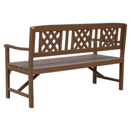 Banca gradina, terasa lemn maro Enela 148x62x86,5 cm