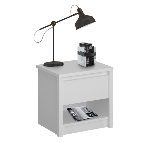 Noptiera PAL alb Erodin 46.4x36.2x45.6 cm
