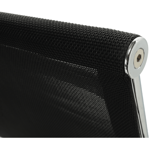 Scaun sedinta negru argintiu Esin 55x64x93 cm