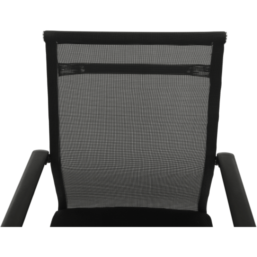 Scaun sedinta negru argintiu Esin 55x64x93 cm