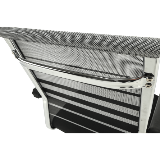 Scaun conferinta argintiu negru Esin 55x64x93 cm