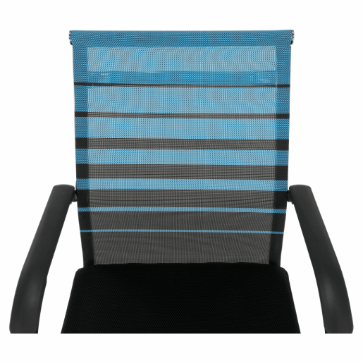 Scaun conferinta albastru negru Esin 55x64x93 cm