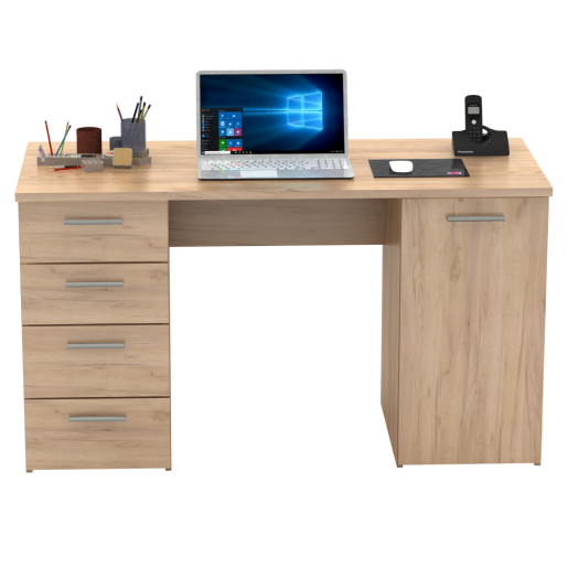 Birou DTD stejar artisan Eustach 137x60x76,3 cm