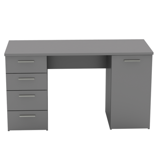 Birou DTD grafit Eustach 137x60x76,3 cm