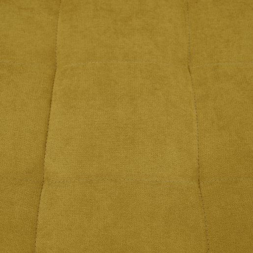 Coltar extensibil galben mustar stanga Evangelin 258x164x102 cm
