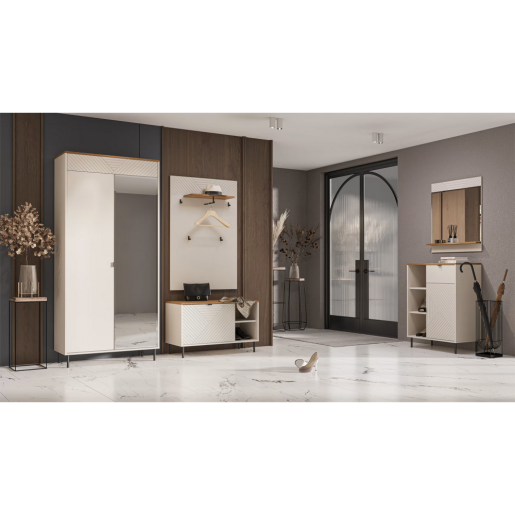 Pantofar DTD laminat stejar castello casmir Eyco 90x40x55,1 cm