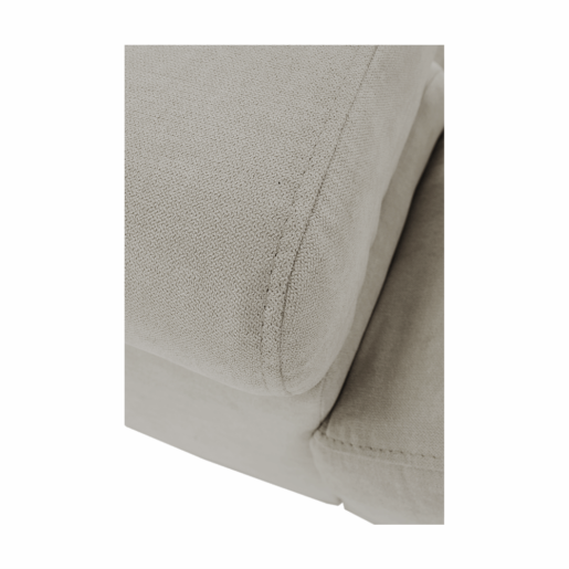 Coltar extensibil tapiterie textil bej dreapta Fabia  280x235x88 cm