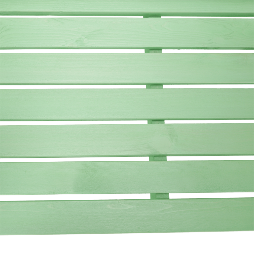 Banca de gradina din lemn verde menta FABLA 124x58x88 cm