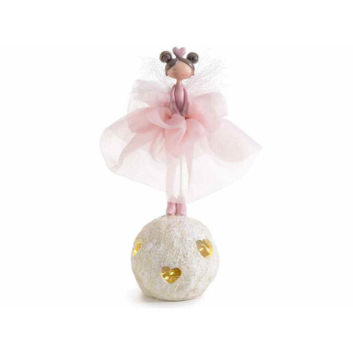 Figurina Zana polirasina cu led  Ø 12 cm x 33 H