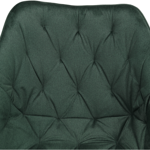 Fotoliu tapiterie catifea verde Fedris 58x68x80 cm