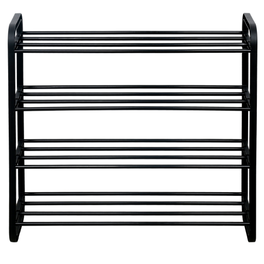 Pantofar metal negru Ferrum 61x23x58 cm