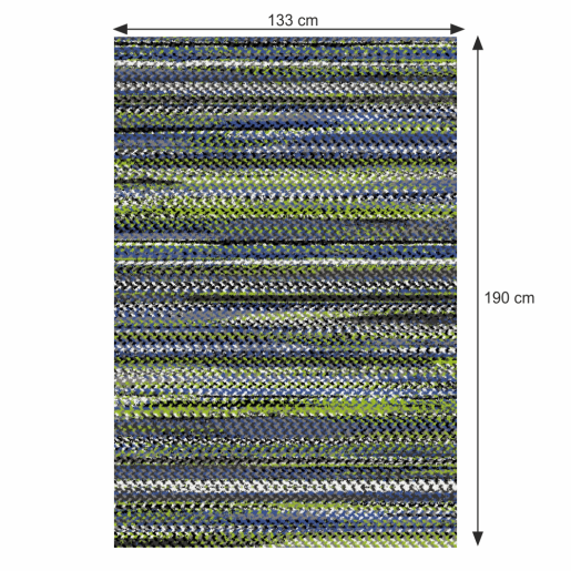 Covor textil multicolor Feten 133x190 cm