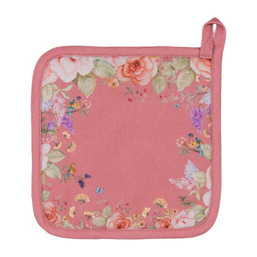 Suport vas fierbinte bumbac multicolor Flowers 20x20 cm