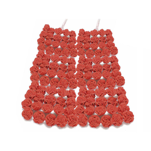 Set 120 mini Trandafiri parfumati rosii 1.6x10 cm