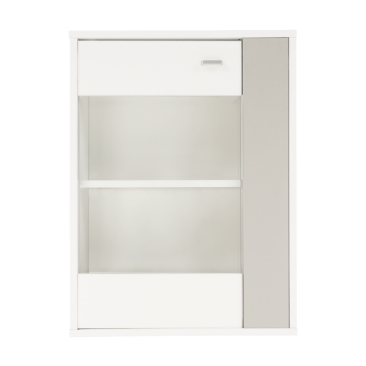Set mobilier living pal alb gri Genta 210x42x180 cm