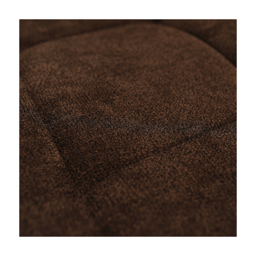 Scaun tapiterie piele ecologica bej textil maro Gerda 42x58x103 cm